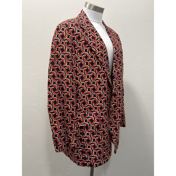 VTG Watermelon Motif Jacket Blazer Robert Drake Ft Lauderdale FL Union Made‎ USA - Picture 2 of 16